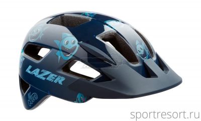 Велошлем детский Lazer Lil Gekko синий акула, размер U BLC2207888261