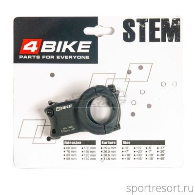 Вынос 4Bike TDS-D623 (1-1/8", 31.8, 35mm, 0°)