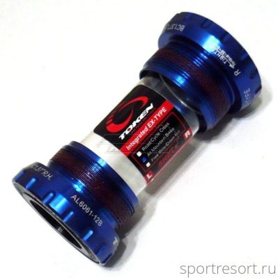 Каретка Token TK877TBT Ceramic MTB/Road Blue