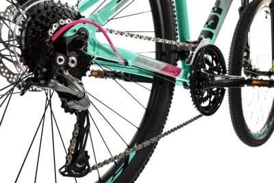 Велосипед Aspect Aura 27.5" (2021) 18" мятно-розовый Aura-27.5-2021-18" green/pink