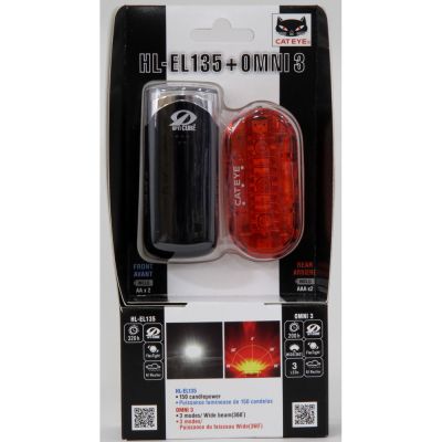 Комплект фонарей CatEye EL135N/LD135 Combo Kit CE8900151