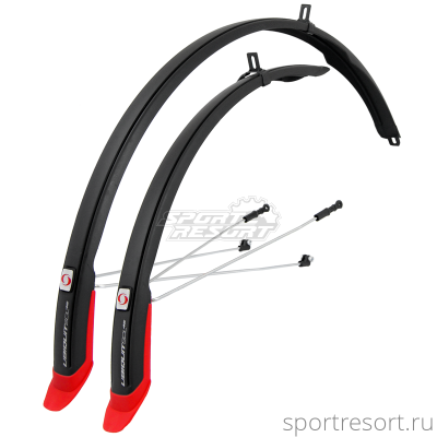 Крылья Simpla UBIQUIT Urban SDL 46 мм '28 Black/Red S 27