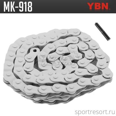 Цепь YBN МК-918 1/8" (1ск,100зв) White