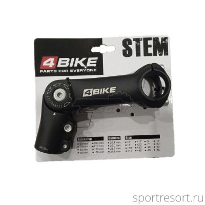 Вынос регулируемый 4Bike TDS-C269 (1-1/8", 31.8, 110mm, +90°)
