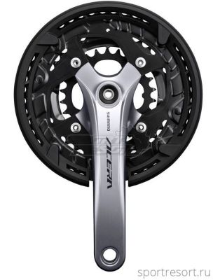 Система Shimano Acera FC-M3000 9ск (Квадрат, 40/30/22T, 175mm, черная, защита)