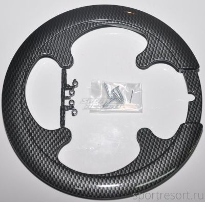 Защита передней звезды 44Т / 42T (пластик под карбон) SW-722