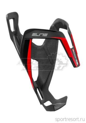 Флягодержатель Elite Vico (карбон, красный рисунок) EL0156151