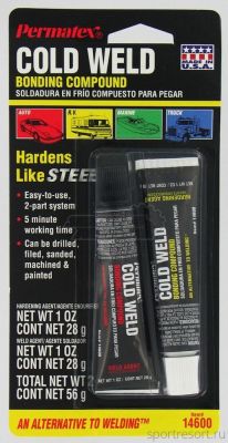 Холодная сварка Permatex (стальной компаунд) 14600