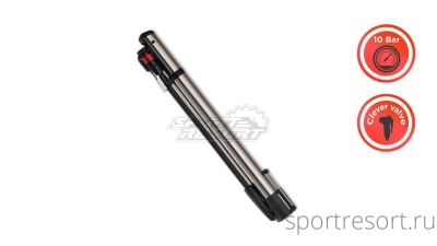 Насос Giyo GM-74 HI-Polish Steel Micro Floor Pump GM-74