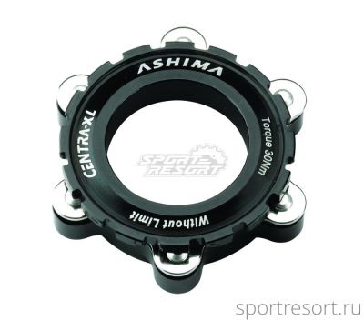 Адаптер Center Lock на 6 болтов Ashima AC03-2 Black