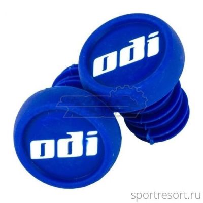 Грипстопы ODI End Plug Blue (пара)