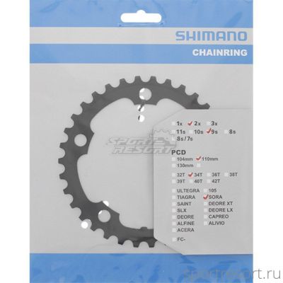 Звезда Shimano Sora 34T BCD110 для FC-3550