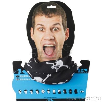 Универсальная повязка M-Wave Multi Bandana Black Skull 5-715199