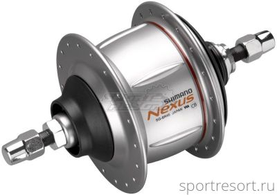 Втулка планетарная Shimano С Nex SG-8R45 (36H, 8 ск., под роллерный тормоз, серебро)