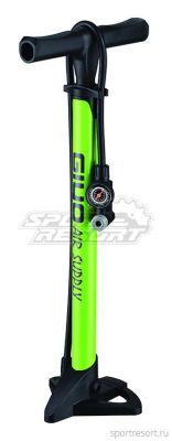 Насос напольный Giyo GF-37P Economic Steel Floor Pump зеленый GF-37P