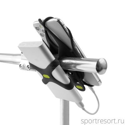 Крепеж для смартфона на руль BONE BIKE TIE PRO 4 + POWER STRAP Black 07-200630