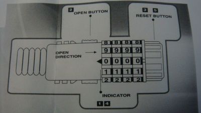 Велозамок GHL 12х1800 мм (код) FK-878MR