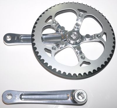 Шатуны SHUN SHING SS-8122W (53T, 175mm) Silver