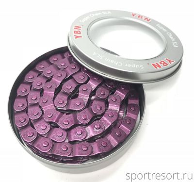 Цепь YBN MK-918 1/8" (1ск,100зв) Purple