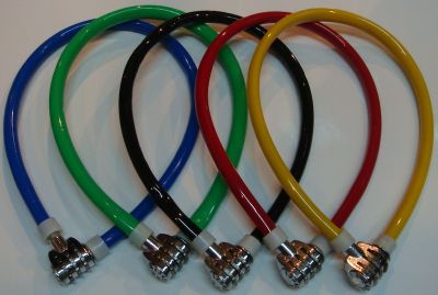 Велозамок Ventura 12х500 мм кодовый (различные цвета) 230108