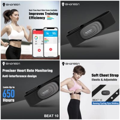 Датчик пульса Shanren BEAT 10 Heart Rate Monitor BT/ANT+ SR-HRM10