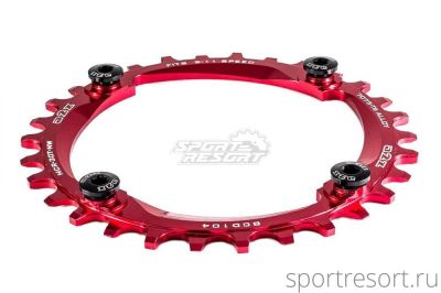 Звезда a2z Narrow-Wide BCD104 30T Red