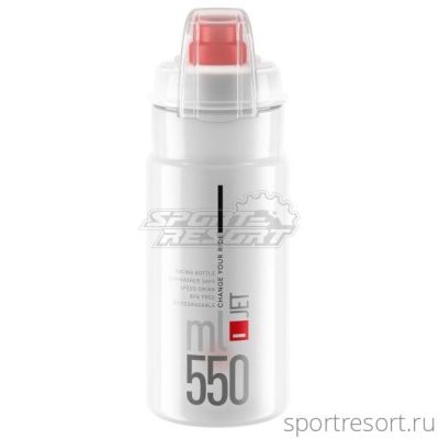 Фляга Elite JET MTB 550 ml прозрачная EL0190408