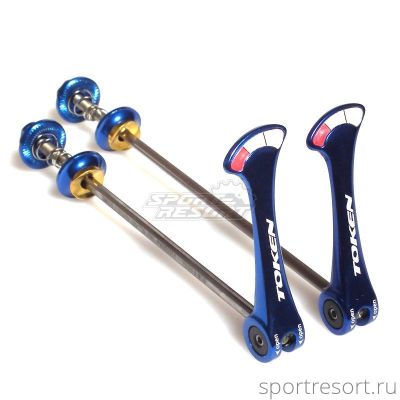 Эксцентрики Token TK221 MTB Shark Tail Blue 100/135mm