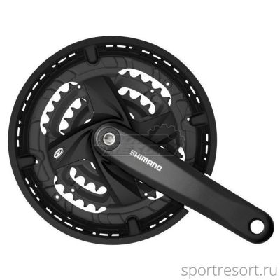 Система Shimano Altus FC-M371 9ск (Квадрат, 44/32/22T, 170mm, защита)
