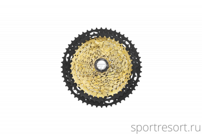 Кассета S-Ride CS-M600 (12ск, 11-52T) Gold/ED Black
