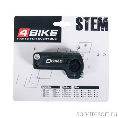 Вынос руля 4Bike MX-625 (1-1/8, 48mm) 