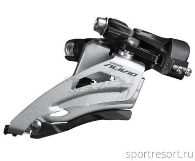 Переключатель передний Shimano Alivio FD-M4020-B (2х9ск, 64х69°, средний хомут)