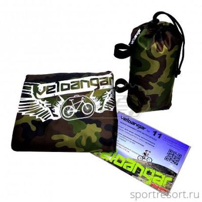 Чехол-накидка для велосипеда Veloangar №11 Зеленый камуфляж v11-camo