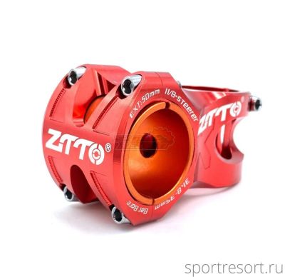 Вынос ZTTO X-MTB (1-1/8, 31.8, 50mm, 0°) red