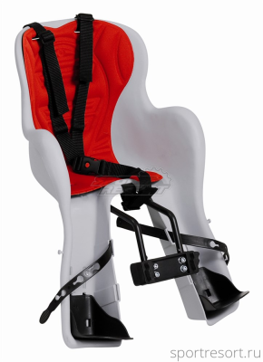 Велокресло HTP Design Kiki Deluxe переднее (светло-серое) 92070711