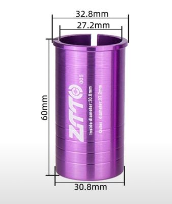 Подседельный переходник ZTTO 27.2-30.8 мм
