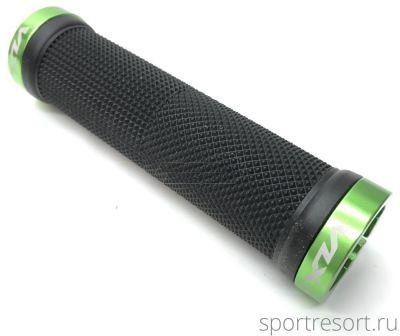 Грипсы VLX G01 Dual Lock Ring black/green