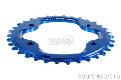 Звезда a2z Narrow-Wide BCD96 34T Blue