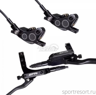 Комплект дисковых тормозов ZTTO 4-Piston Disc Brake Set черные
