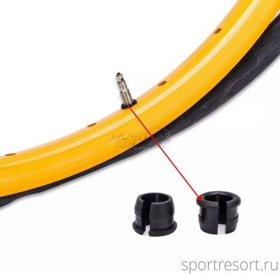 Адаптер ZTTO для ниппеля F/V в обода A/V (1 шт)