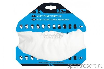 Универсальная повязка M-Wave Multi Bandana Clear White 5-715196