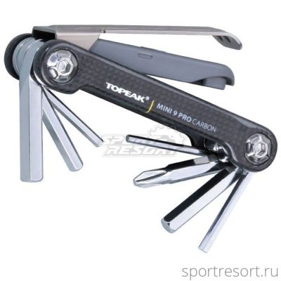 Набор инструментов TOPEAK Mini 9 Pro Carbon TT2552