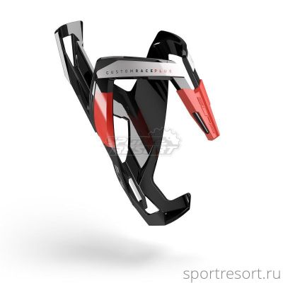 Флягодержатель Elite Custom Race Plus (черный с красным) EL0140601
