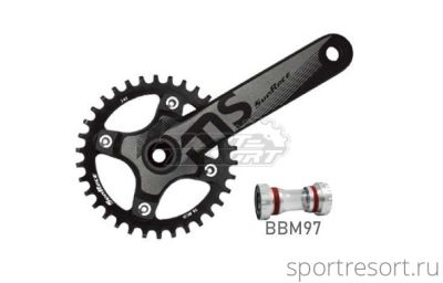 Система SunRace FCMS04 9/10/11ск (34Т, 175mm, с кареткой)