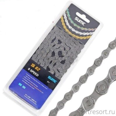 Цепь SUMC S82 (8ск,116зв) silver