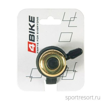 Звонок 4Bike BB3312 34 mm золотистый ARV100019