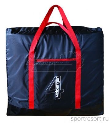 Чехол для велосипеда Veloangar №4 (для складных) Черный с красными элементами v4-black-red