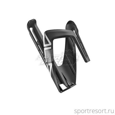 Флягодержатель Elite Ala черный с белым рисунком EL0193003