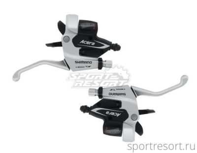 Ручки Dual Control Shimano Acera ST-M360 (3х8ск, серебро)	