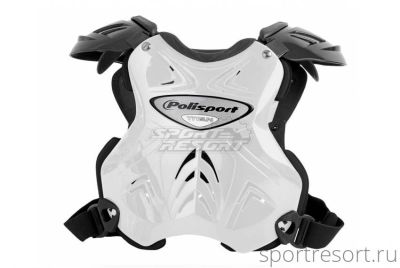 Велозащита груди и спины Polisport TITAN white/black PLS8002800007